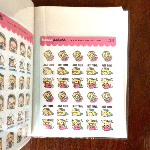 Portable Storage System for Keena Prints Stickers