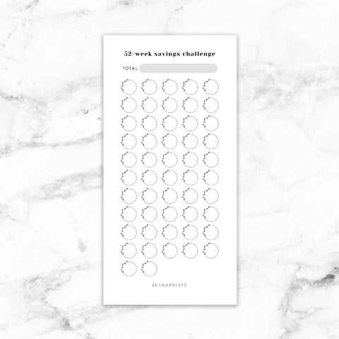100 ENVELOPE SAVINGS CHALLENGE PRINTABLE | CE003