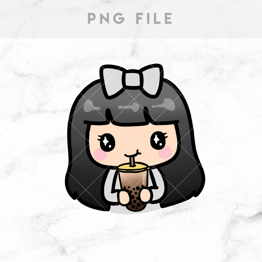 MILKTEA STICKERS & CLIP ART | KEENA GIRLS