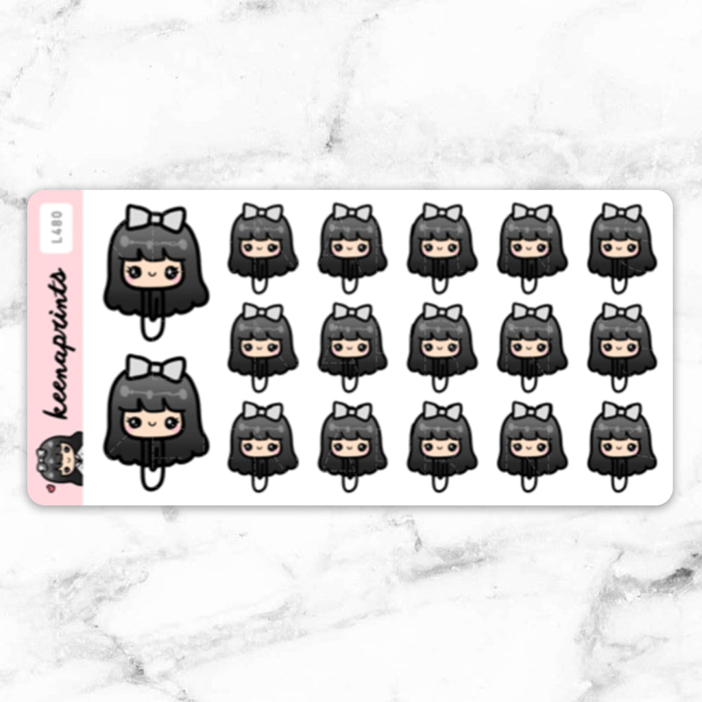 PAPERCLIP STICKERS & CLIP ART | KEENA GIRLS