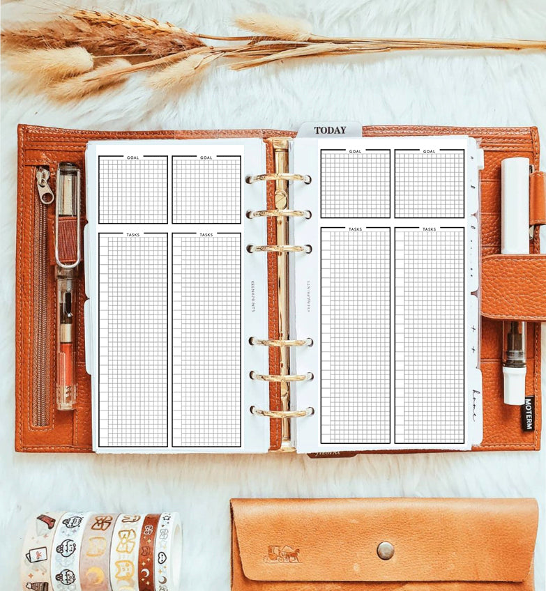 PP003 | GOALS PLANNING PLANNER PRINTABLE INSERT