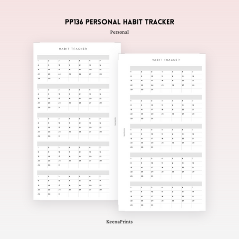 PP132 | YEARLY EXPENSE PLANNER PRINTABLE INSERT