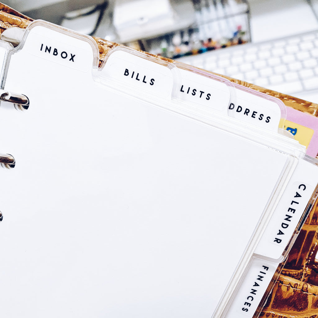 WHITE CUSTOMIZABLE TOP LAMINATED DIVIDERS