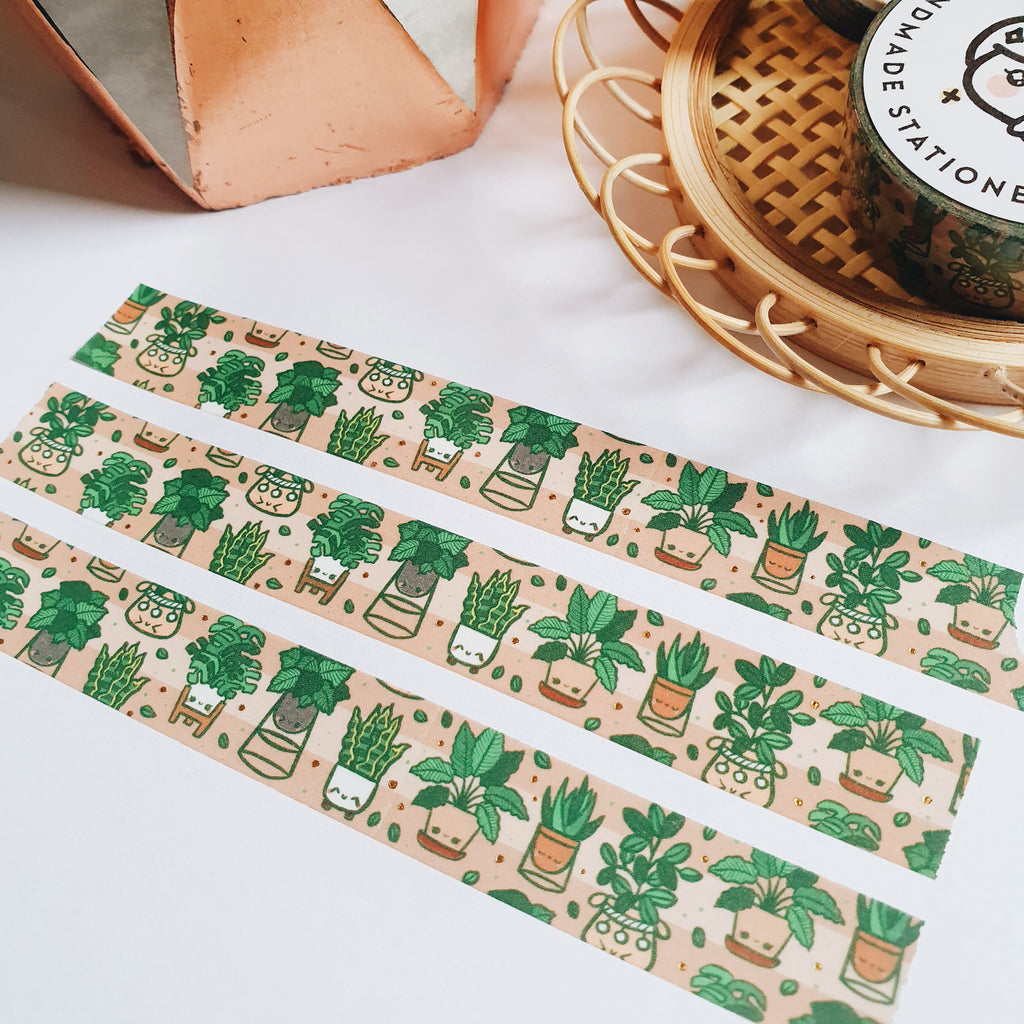 PLANT MOMMA LOLITA DECO GOLD FOILED WASHI TAPE - WT065