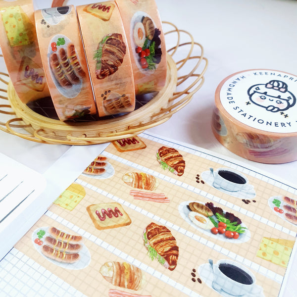 Breakfast Foods Washi Tape — Sylvia Draws Shop - Adorable Gifts