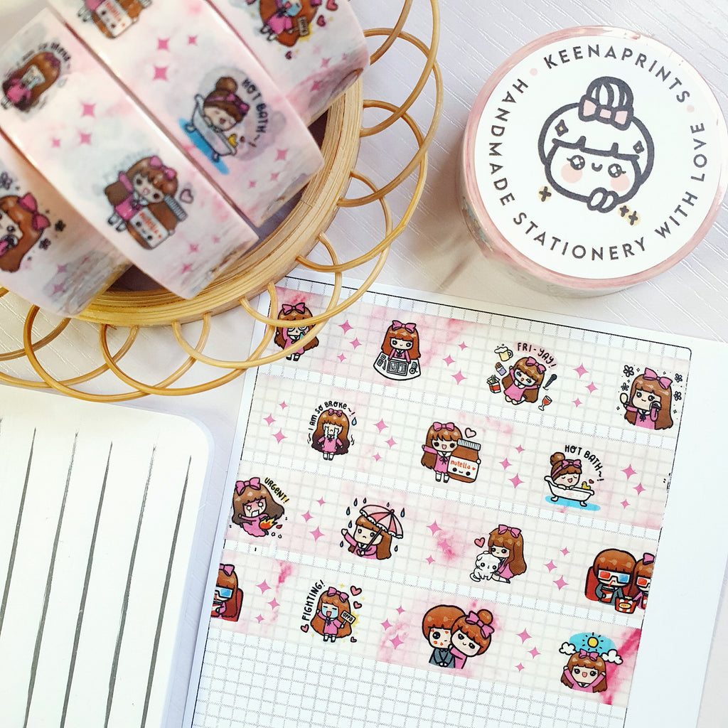 MARBLE KEENACHI WASHI TAPE - WT079 - 15mm