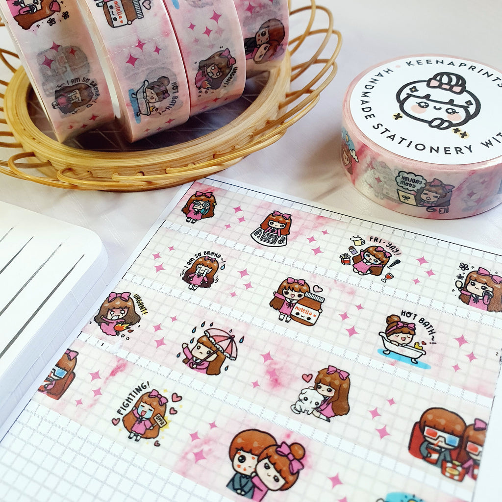 MARBLE KEENACHI WASHI TAPE - WT079 - 15mm