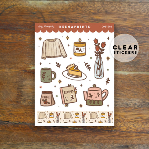 PLANNER SHEET CLEAR STICKERS - T206