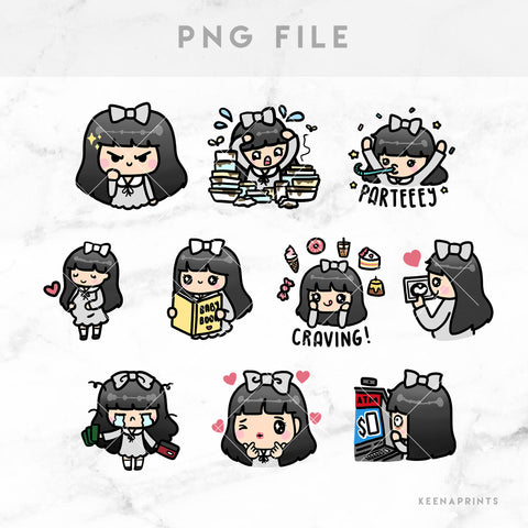 SUSHI STICKERS & CLIP ART | KEENA GIRLS