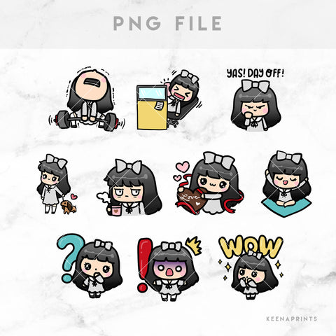 SUSHI STICKERS & CLIP ART | KEENA GIRLS