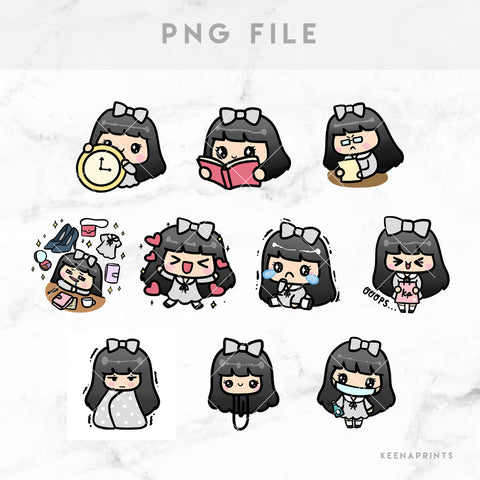 SUSHI STICKERS & CLIP ART | KEENA GIRLS