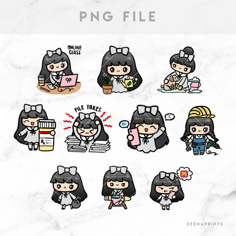 SUSHI STICKERS & CLIP ART | KEENA GIRLS