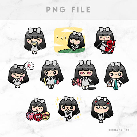 SUSHI STICKERS & CLIP ART | KEENA GIRLS