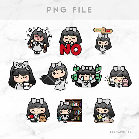 SUSHI STICKERS & CLIP ART | KEENA GIRLS