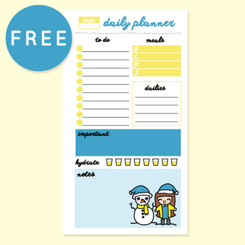 BLACK FRIDAY LIST PLANNER FREE PRINTABLE