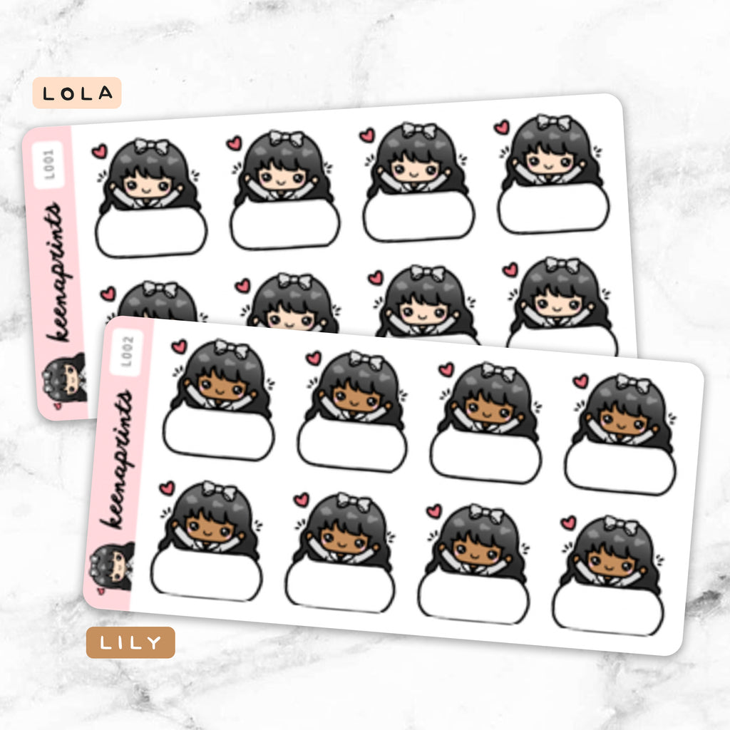 MESSAGE BUBBLE STICKERS & CLIP ART | KEENA GIRLS