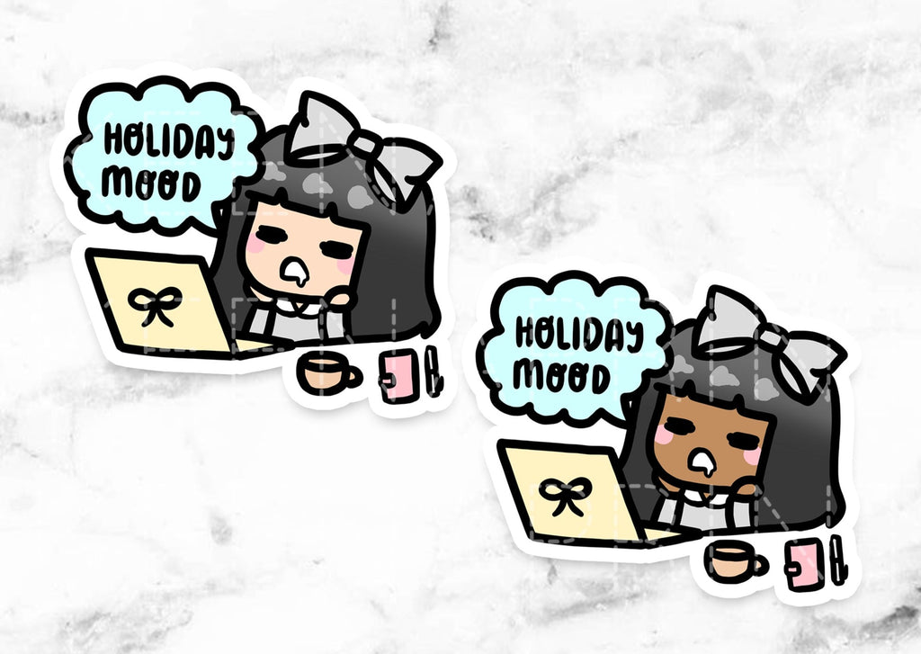 HOLIDAY MOOD STICKERS & CLIP ART | KEENA GIRLS