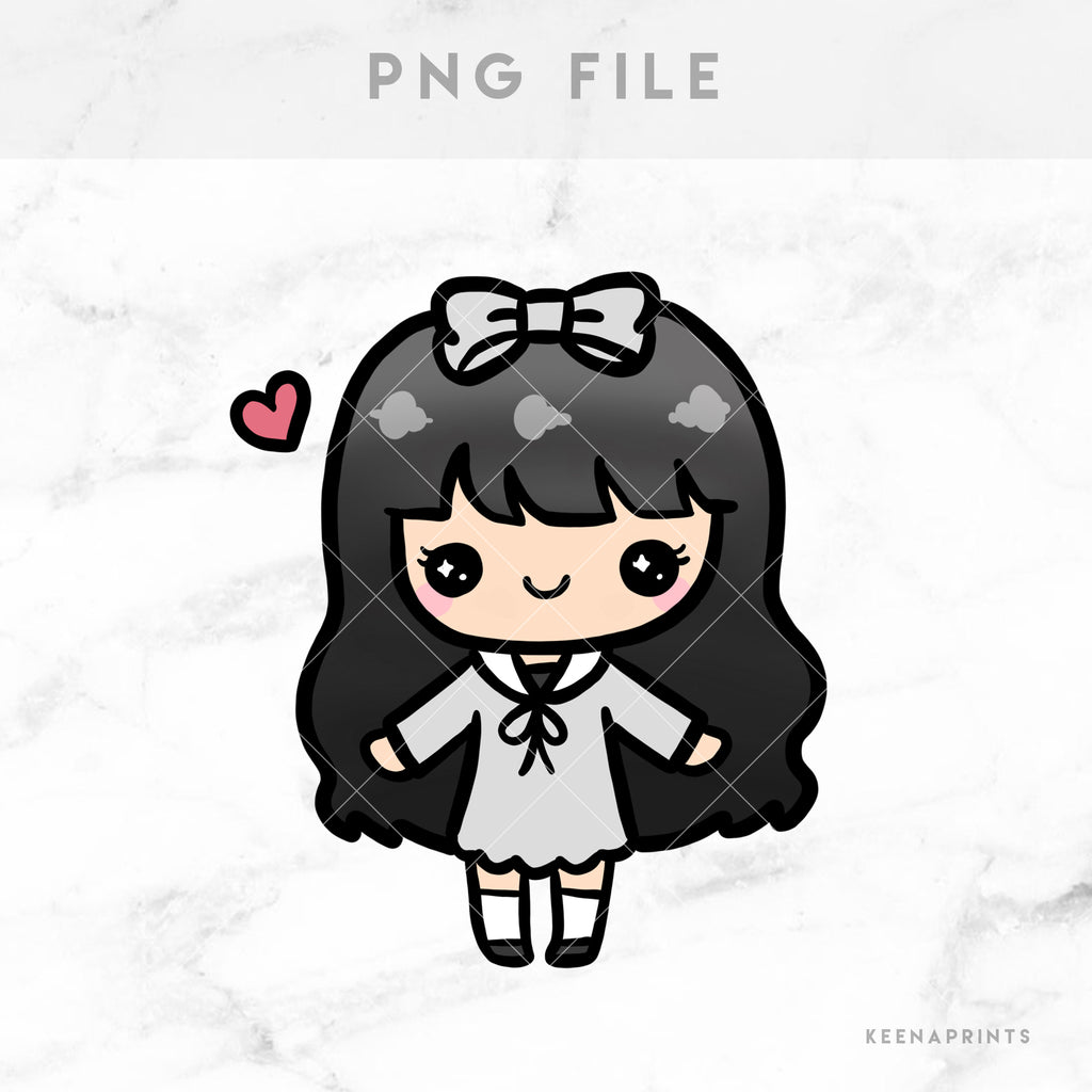 CHIBI STICKERS & CLIP ART | KEENA GIRLS