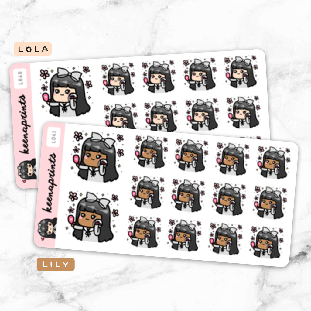 MAKEUP STICKERS & CLIP ART | KEENA GIRLS