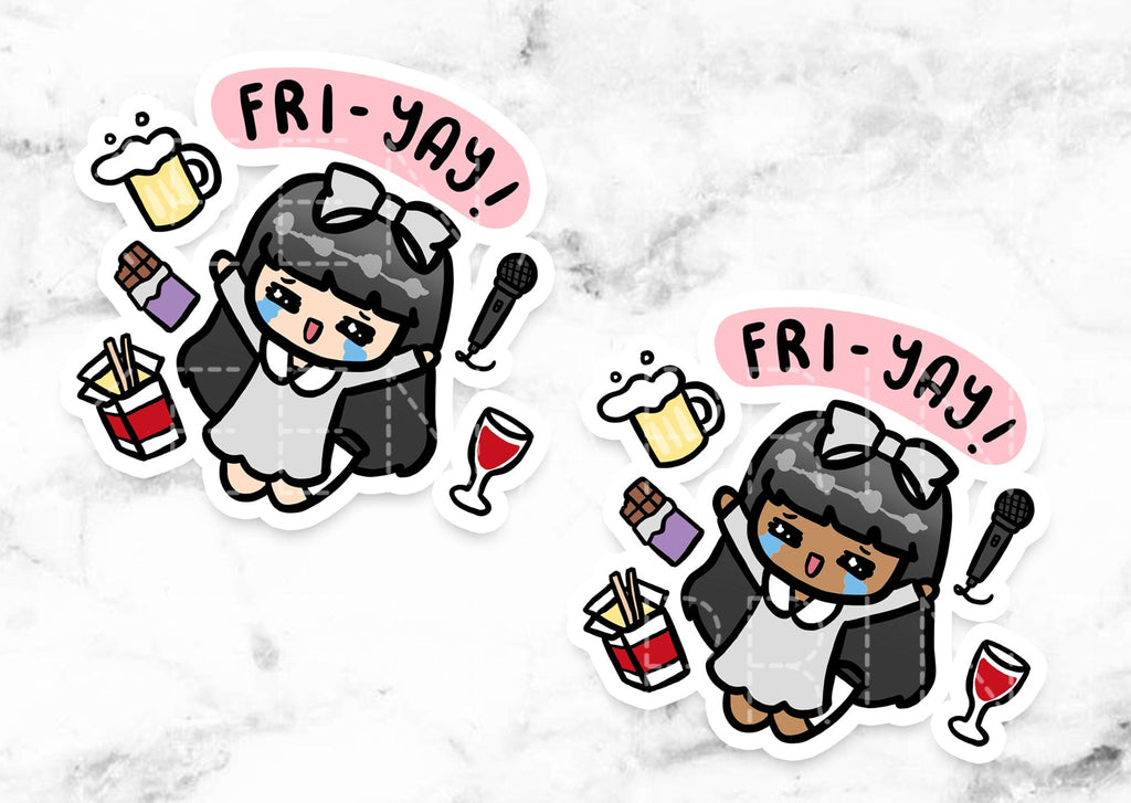 FRIYAY STICKERS & CLIP ART | KEENA GIRLS