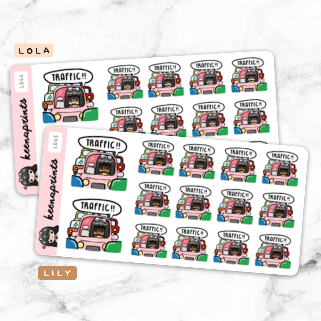 TRAFFIC STICKERS & CLIP ART | KEENA GIRLS