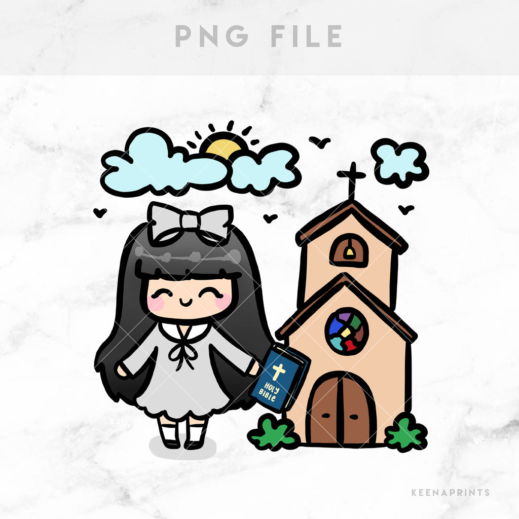CHURCH DAY STICKERS & CLIP ART | KEENA GIRLS