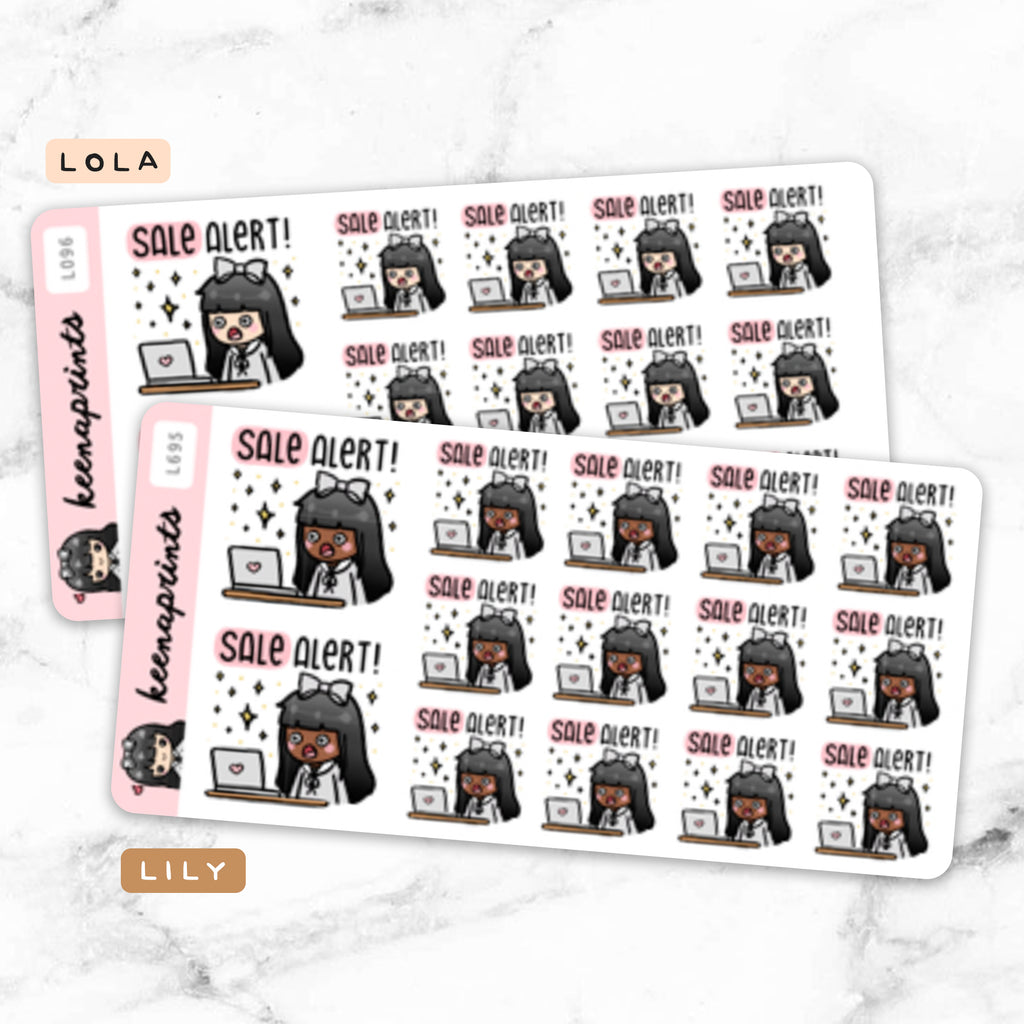 SALE ALERT STICKERS & CLIP ART | KEENA GIRLS