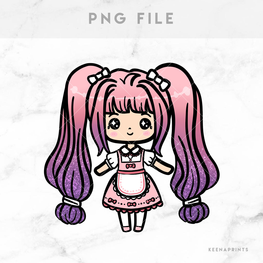 PASTEL LOLITA STICKERS & CLIP ART | KEENA GIRLS