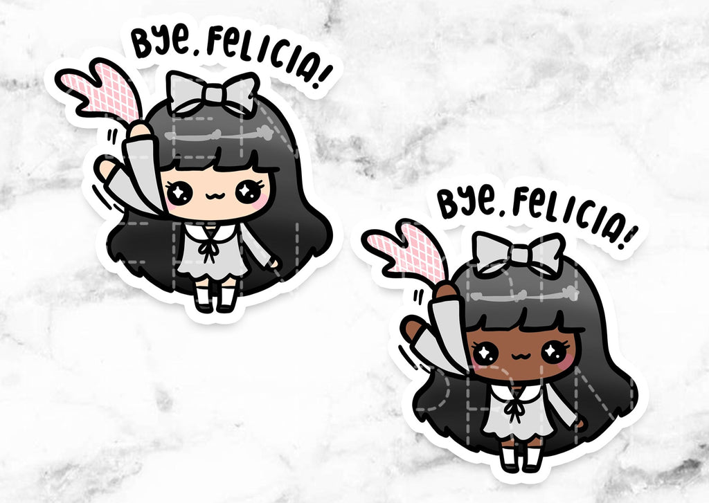 BYE FELICIA STICKERS & CLIP ART | KEENA GIRLS