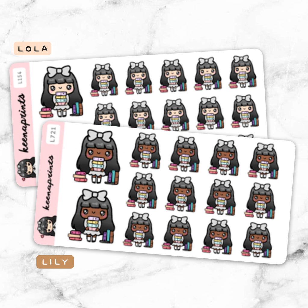 PLANNER ADDICT STICKERS & CLIP ART | KEENA GIRLS