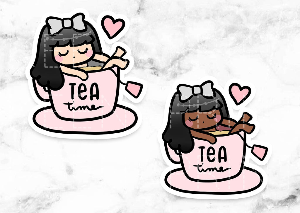 TEA TIME STICKERS & CLIP ART | KEENA GIRLS