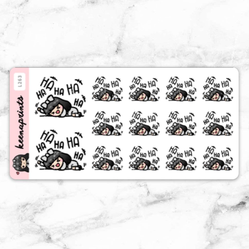 HAHAHA STICKERS & CLIP ART | KEENA GIRLS