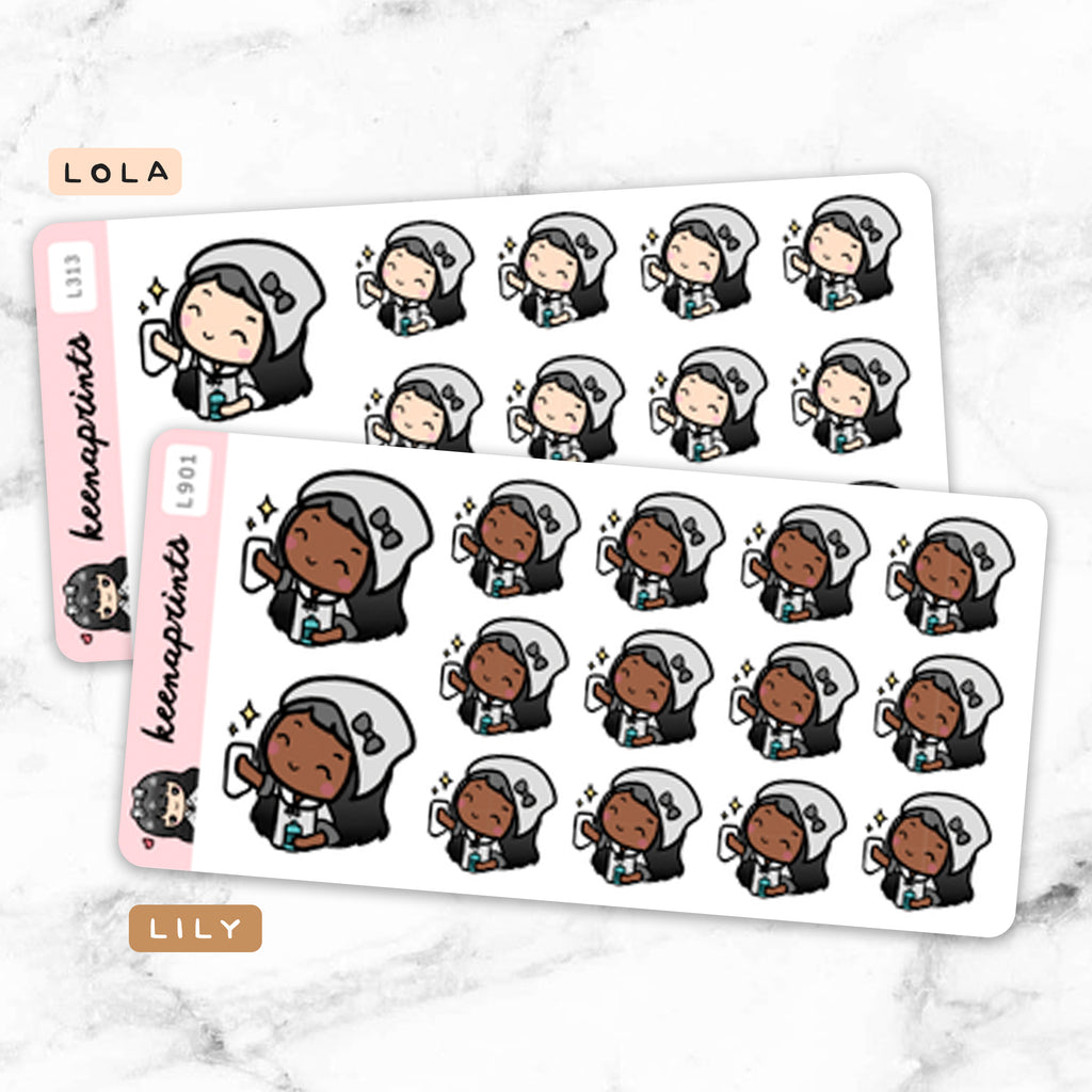 CLEANING STICKERS & CLIP ART | KEENA GIRLS