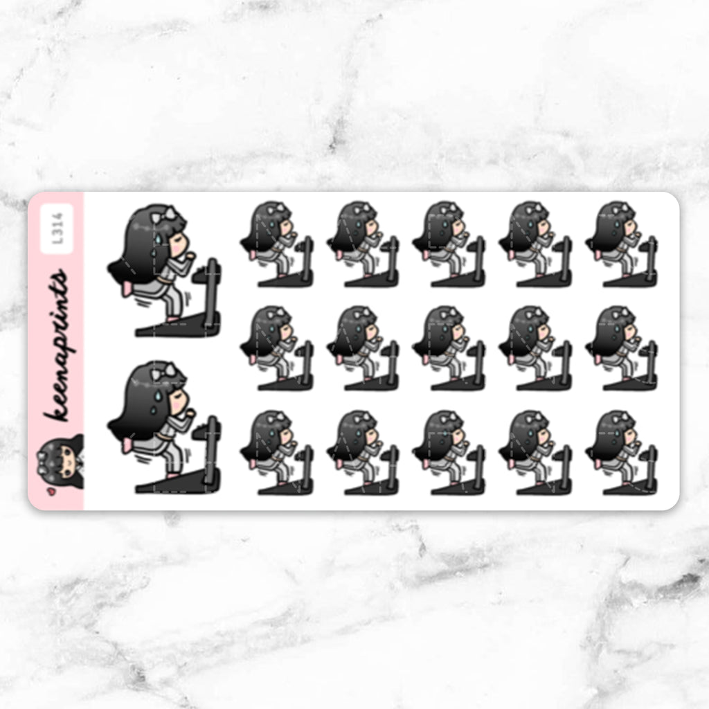 WORKING OUT STICKERS & CLIP ART | KEENA GIRLS
