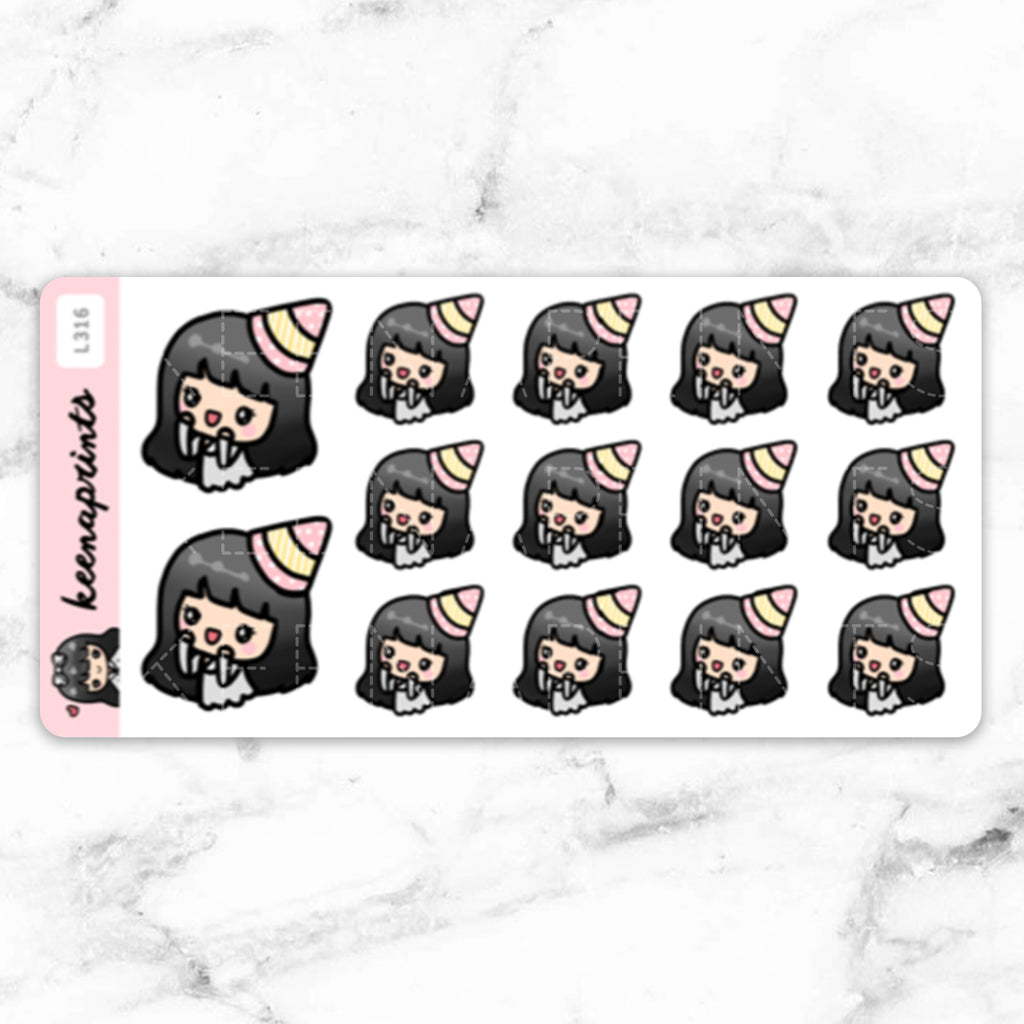 CELEBRATION STICKERS & CLIP ART | KEENA GIRLS
