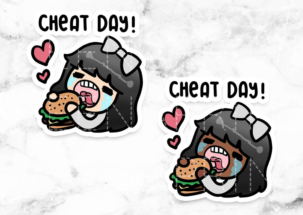 CHEAT DAY STICKERS & CLIP ART | KEENA GIRLS