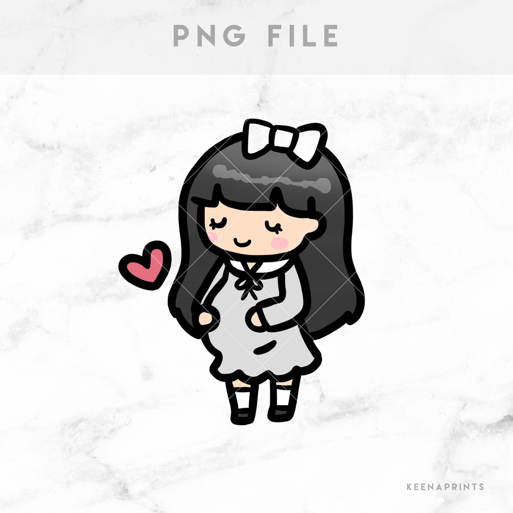 PREGNANT MOM LIFE STICKERS & CLIP ART | KEENA GIRLS