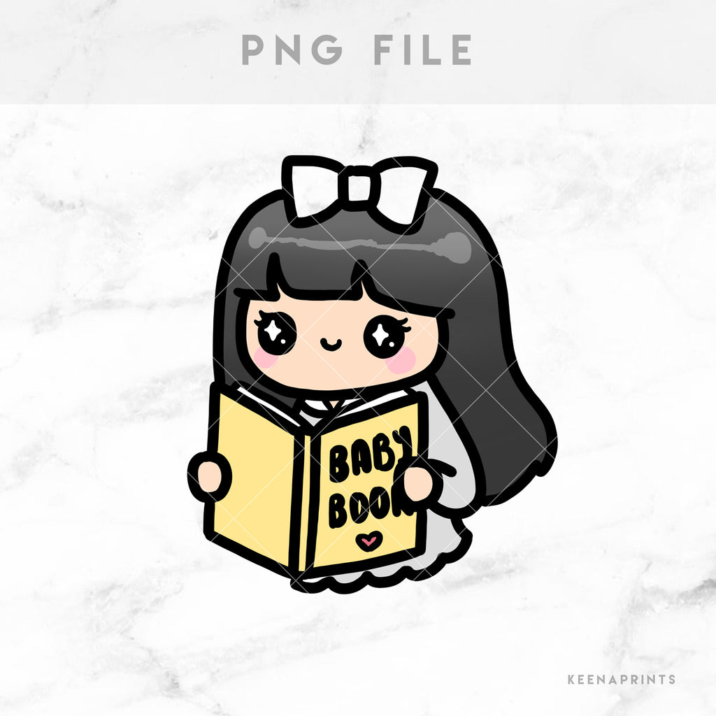 READ BABY BOOK MOM LIFE STICKERS & CLIP ART | KEENA GIRLS