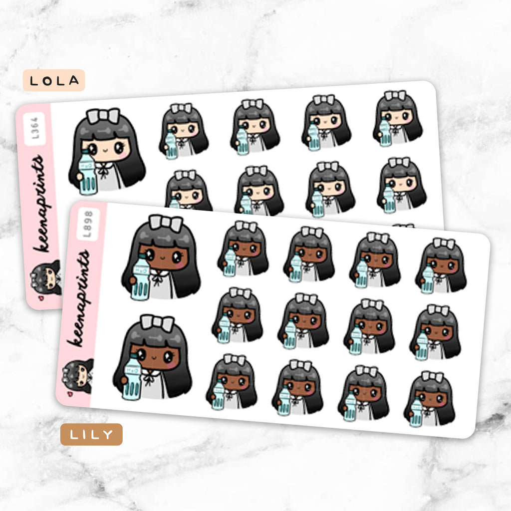 HYDRATE STICKERS & CLIP ART | KEENA GIRLS