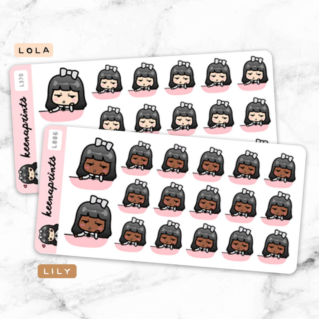 ANNOYED STICKERS & CLIP ART | KEENA GIRLS