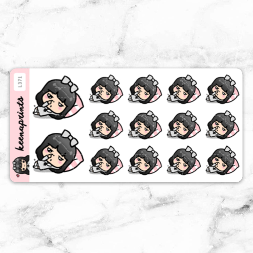 BORED STICKERS & CLIP ART | KEENA GIRLS
