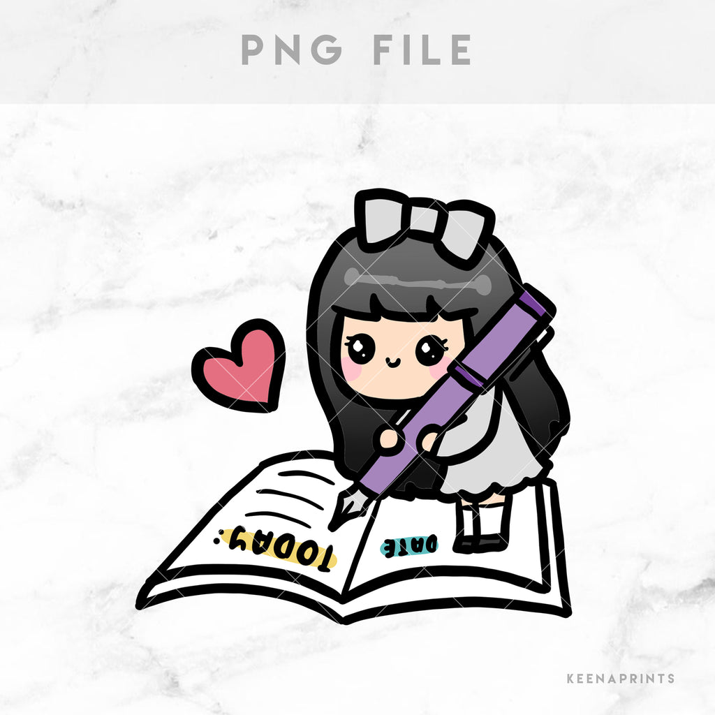 JOURNAL STICKERS & CLIP ART | KEENA GIRLS