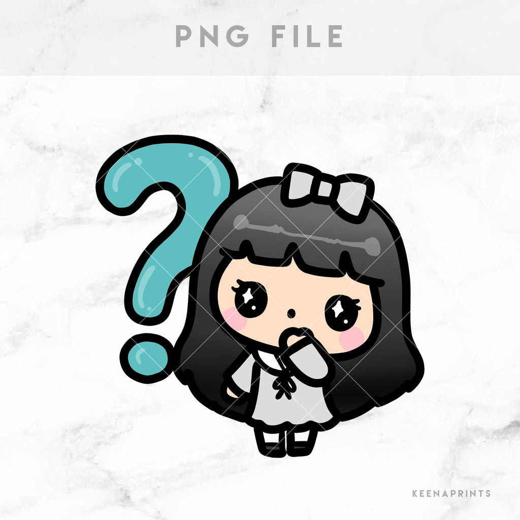 QUESTION MARK STICKERS & CLIP ART | KEENA GIRLS