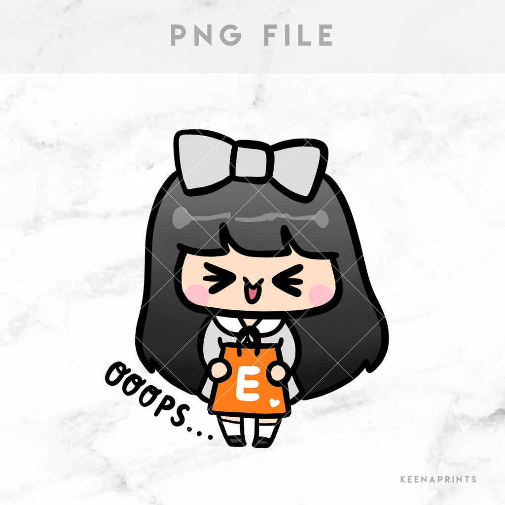 ETSY SHOPPING STICKERS & CLIP ART | KEENA GIRLS