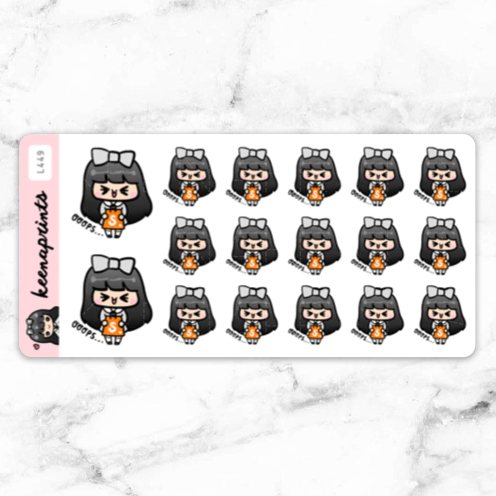 SHOPEE SHOPPING STICKERS & CLIP ART | KEENA GIRLS