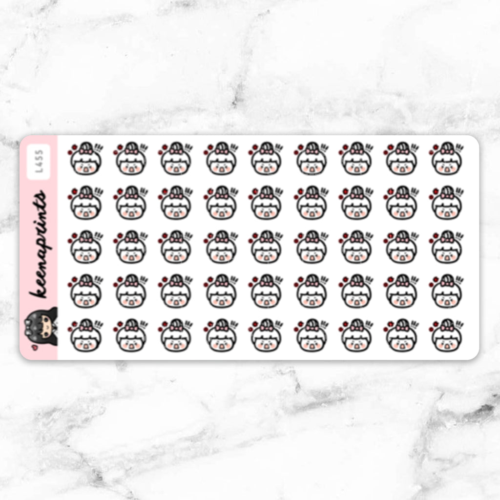 ANGRY STICKERS DAILY KEEMOJI - L455