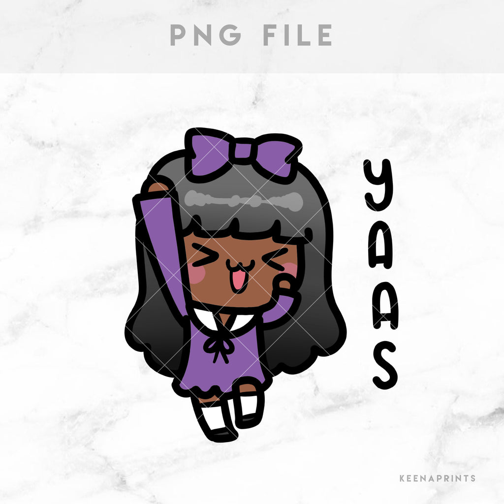YAASSS STICKERS & CLIP ART | KEENA GIRLS