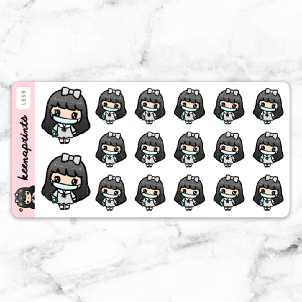 SOCIAL DISTANCING STICKERS & CLIP ART | KEENA GIRLS
