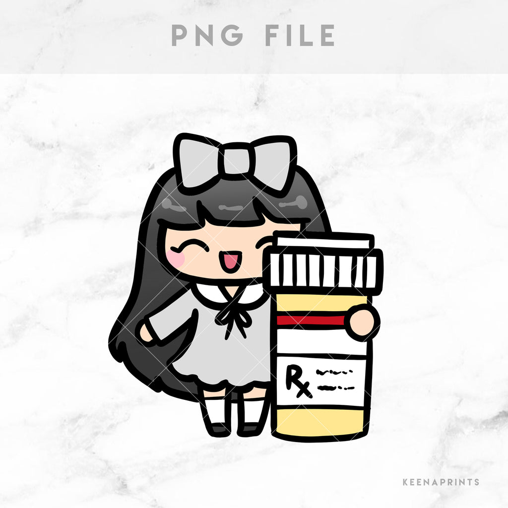 MEDICATION STICKERS & CLIP ART | KEENA GIRLS