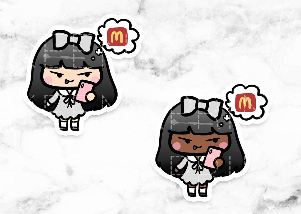 ORDER FAST FOOD STICKERS & CLIP ART | KEENA GIRLS